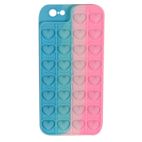 Husa iPhone 7/8/SE2020/SE2022 Lemontti Heart Pop it Multicolor 1