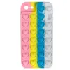 Husa iPhone 7/8/SE2020/SE2022 Lemontti Heart Pop it Multicolor 2
