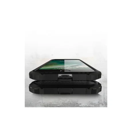 Husa iPhone 7/8/SE2020/SE2022 Lemontti Hybrid Armor Negru