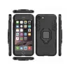 Husa iPhone 7/8/SE2020/SE2022 Lemontti Ring Armor Kickstand Negru