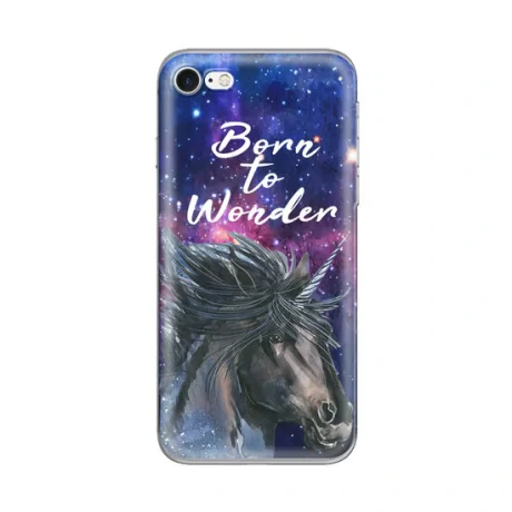 Husa iPhone 7/8/SE2020/SE2022 Lemontti Silicon Art Born To Wonder