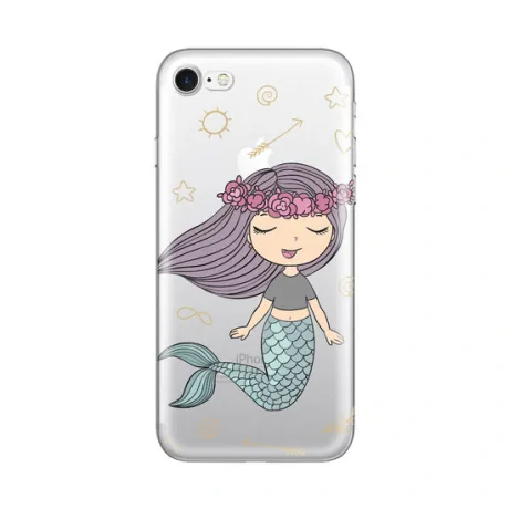 Husa iPhone 7/8/SE2020/SE2022 Lemontti Silicon Art Little Mermaid