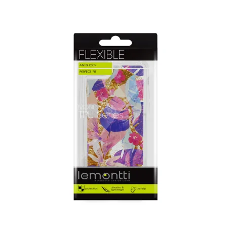 Husa  iPhone SE2022 Lemontti Liquid Sand Floral Sunset