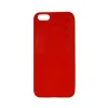 Husa iPhone SE/5S Lemontti Silicon Silky Rosu