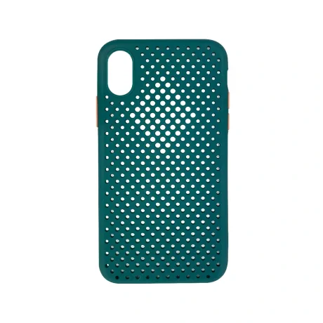 Husa iPhone X / XS Lemontti Bubble Verde