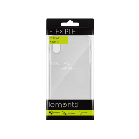 Husa iPhone XS Max Lemontti Silicon Transparent