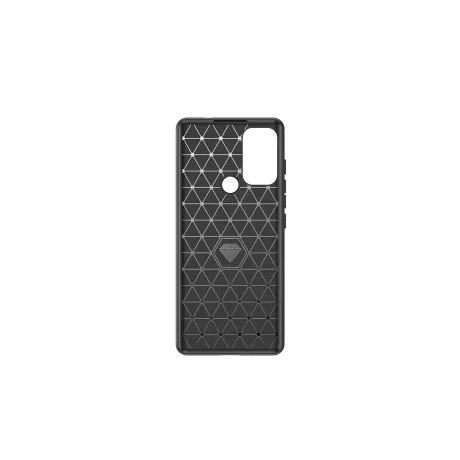 Husa Motorola Moto G60S Lemontti Carbon Case Flexible Negru