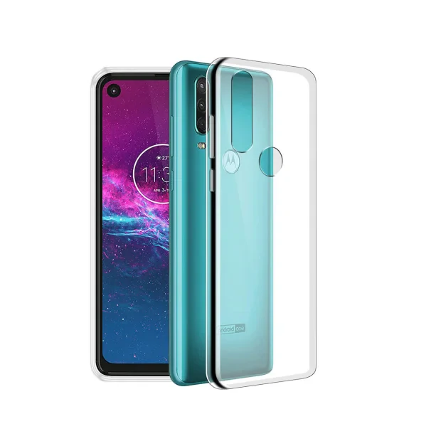 Husa Motorola One Action Lemontti Silicon Transparent