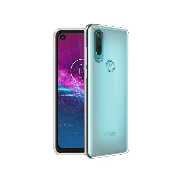 Husa Motorola One Action Lemontti Silicon Transparent