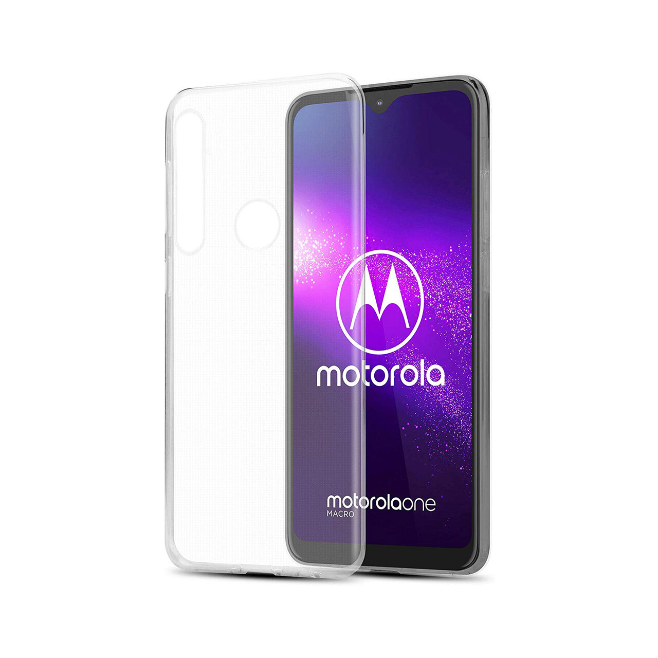 Husa Motorola One Macro Lemontti Silicon Transparent thumb