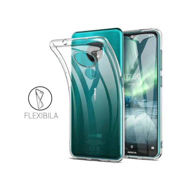 Husa Nokia 7.2 / 6.2 Lemontti Silicon Transparent