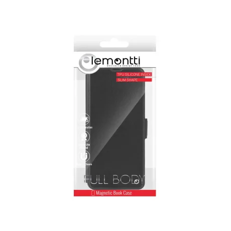 Husa Oppo A15 Lemontti Book Elegant Negru