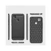 Husa Oppo A15 Lemontti Carbon Case Flexible Negru