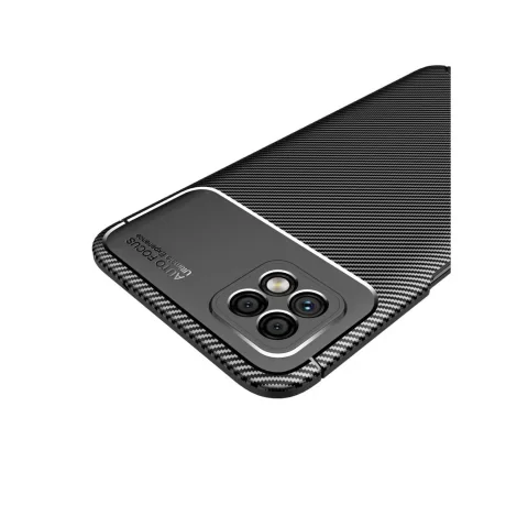 Husa Oppo A72 Lemontti Carbon Fiber Black