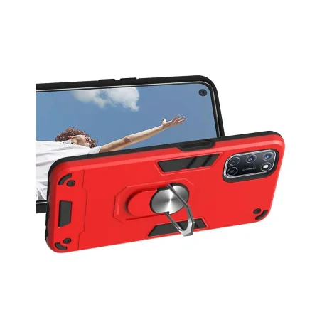 Husa Oppo A92 / A72 / A52 Lemontti Armour Series 2 in 1 Red