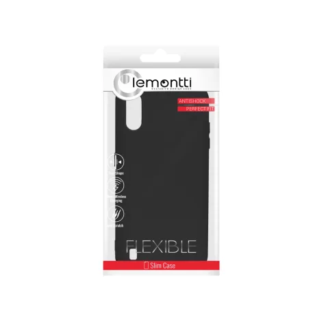 Husa Samsung Galaxy A01 Lemontti Silicon Silky Negru