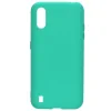 Husa Samsung Galaxy A01 Lemontti Silicon Silky Turcoaz