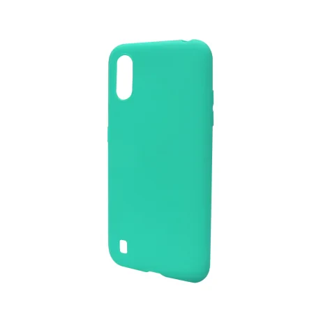 Husa Samsung Galaxy A01 Lemontti Silicon Silky Turcoaz
