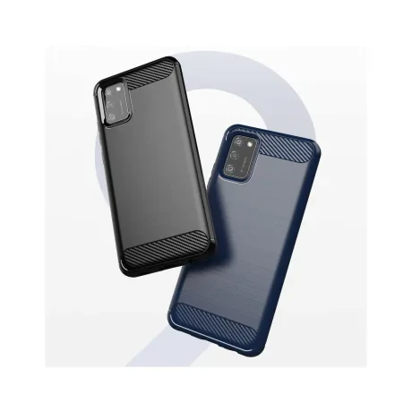 Husa Samsung Galaxy A02s Lemontti Carbon Case Flexible Negru