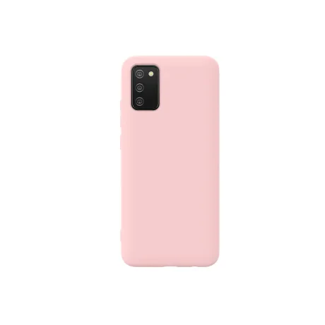 Husa Samsung Galaxy A02s Lemontti Silicon Soft Slim Pink Sand