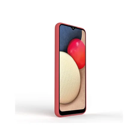 Husa Samsung Galaxy A02s Lemontti Silicon Soft Slim Santa Red