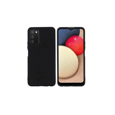 Husa Samsung Galaxy A03s Lemontti Silicon Silky Negru