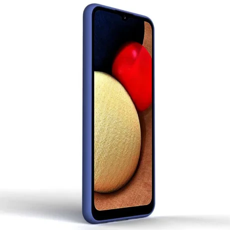 Husa Samsung Galaxy A03s Lemontti Silicon Soft Slim Dark Blue