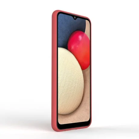 Husa Samsung Galaxy A03s Lemontti Silicon Soft Slim Santa Red