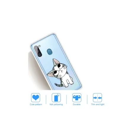 Husa Samsung Galaxy A11 Lemontti Pattern Highly Cat