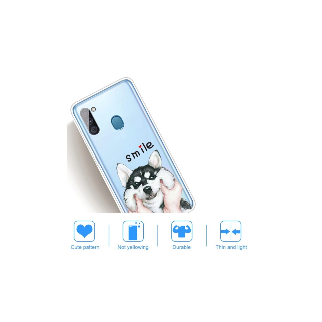 Husa Samsung Galaxy A11 Lemontti Pattern Highly Pinch Dog thumb