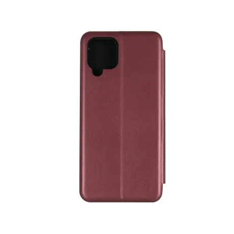 Husa Samsung Galaxy A12 Lemontti Book Elegant Wine