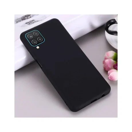 Husa Samsung Galaxy A12 Lemontti Silicon Silky Negru