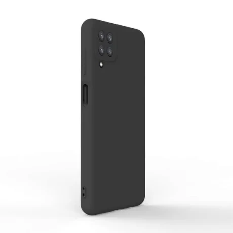 Husa Samsung Galaxy A12 Lemontti Silicon Soft Slim Black