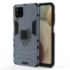 Husa Samsung Galaxy A12 / M12 Lemontti Ring Armor Kickstand Albastru