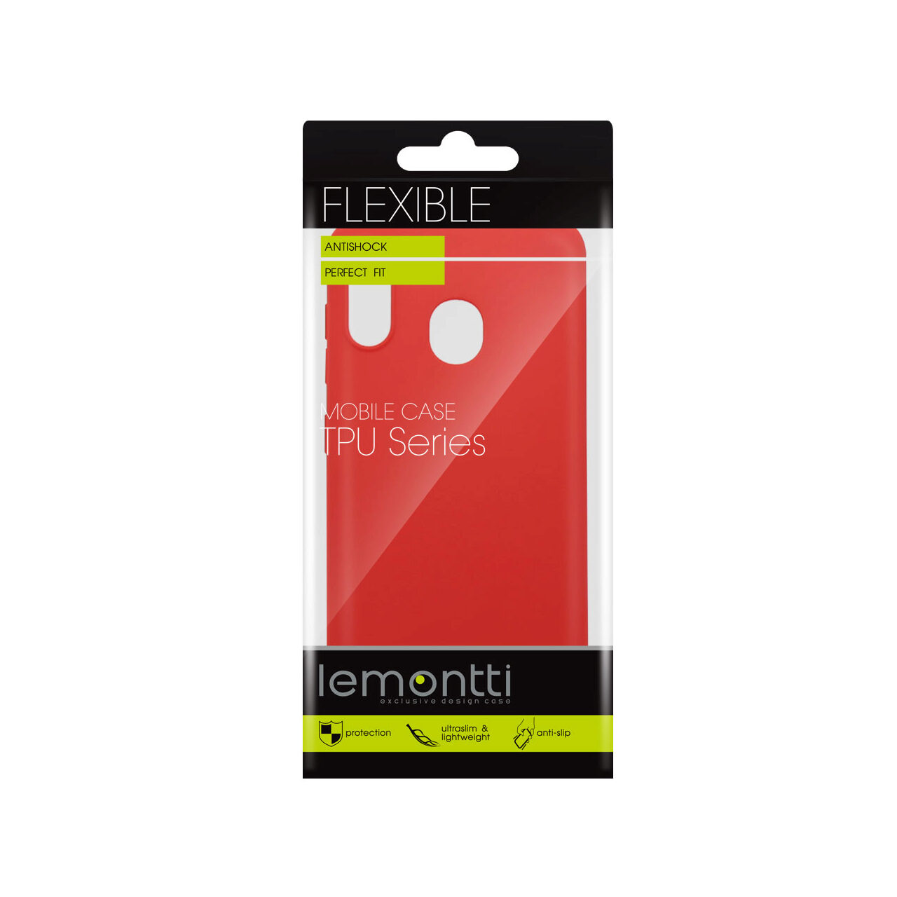 Husa Samsung Galaxy A20 / A30 Lemontti Silicon Silky Rosu thumb