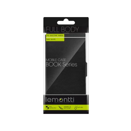 Husa Samsung Galaxy A20e Lemontti Book Elegant Negru