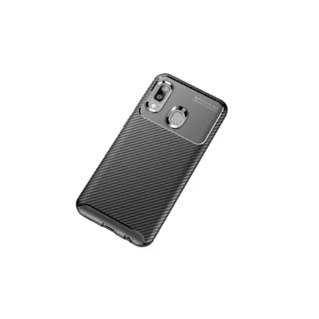 Husa Samsung Galaxy A20e Lemontti Carbon Fiber Black