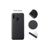Husa Samsung Galaxy A20e Lemontti Carbon Fiber Texture Shockproof Black