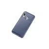 Husa Samsung Galaxy A20e Lemontti Carbon Fiber Texture Shockproof Blue