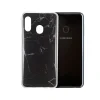 Husa Samsung Galaxy A20e Lemontti Coloured Drawing Pattern Black Marble