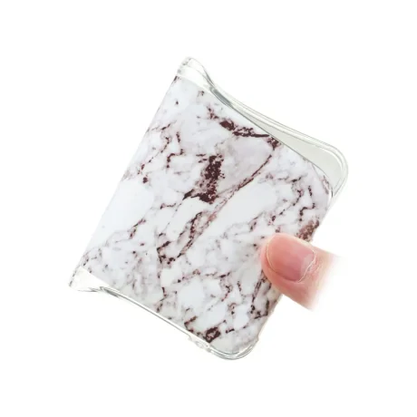 Husa Samsung Galaxy A20e Lemontti Coloured Drawing Pattern White Marble