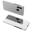 Husa Samsung Galaxy A20e Lemontti Flip Leather Case Electroplating Mirror Silver