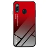 Husa Samsung Galaxy A20e Lemontti Glass Case Black Red