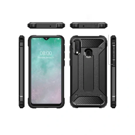 Husa Samsung Galaxy A20e Lemontti Hybrid Armor Negru
