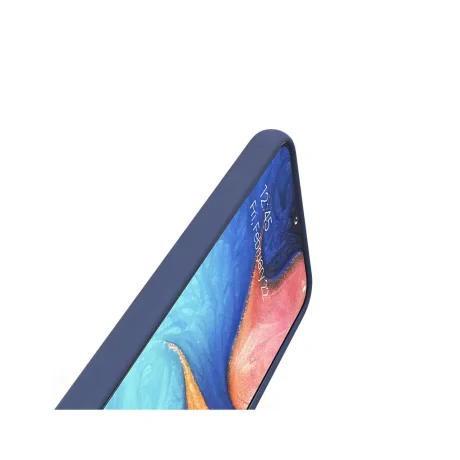 Husa Samsung Galaxy A20e Lemontti Liquid Silicon Dark Blue