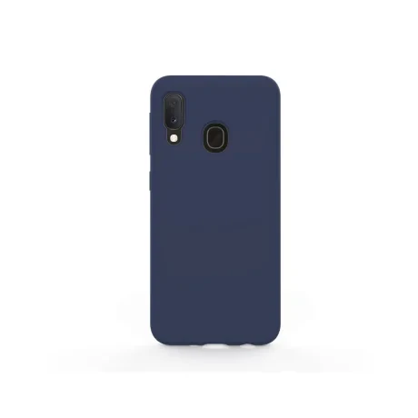 Husa Samsung Galaxy A20e Lemontti Liquid Silicon Dark Blue