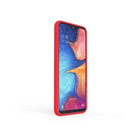 Husa Samsung Galaxy A20e Lemontti Liquid Silicon Red