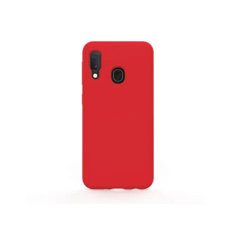 Husa Samsung Galaxy A20e Lemontti Liquid Silicon Red