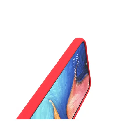 Husa Samsung Galaxy A20e Lemontti Liquid Silicon Red