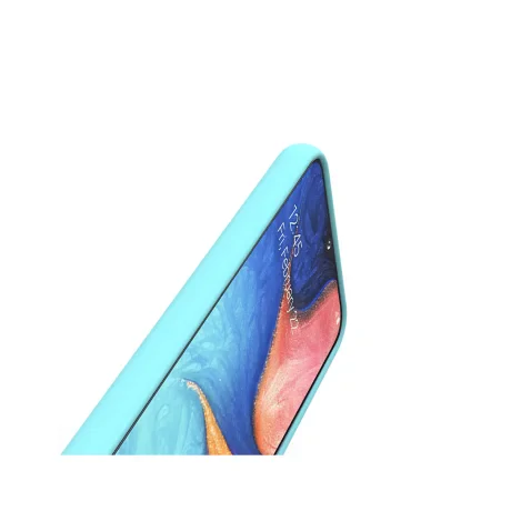 Husa Samsung Galaxy A20e Lemontti Liquid Silicon Tiffany Blue